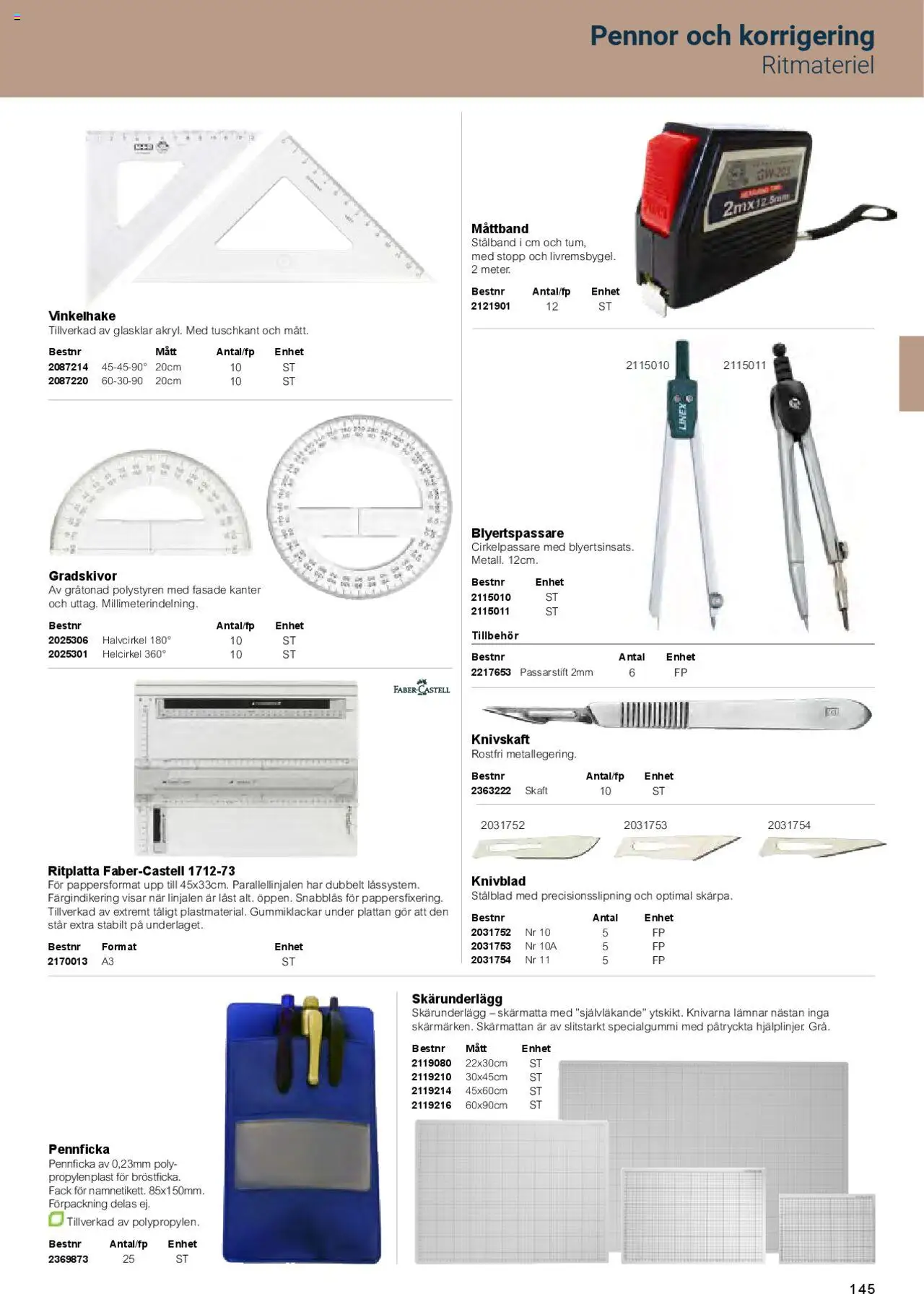 Office Depot reklamblad aktuell från 01.02.2025 | Sida: 147 | Produkter: Måttband