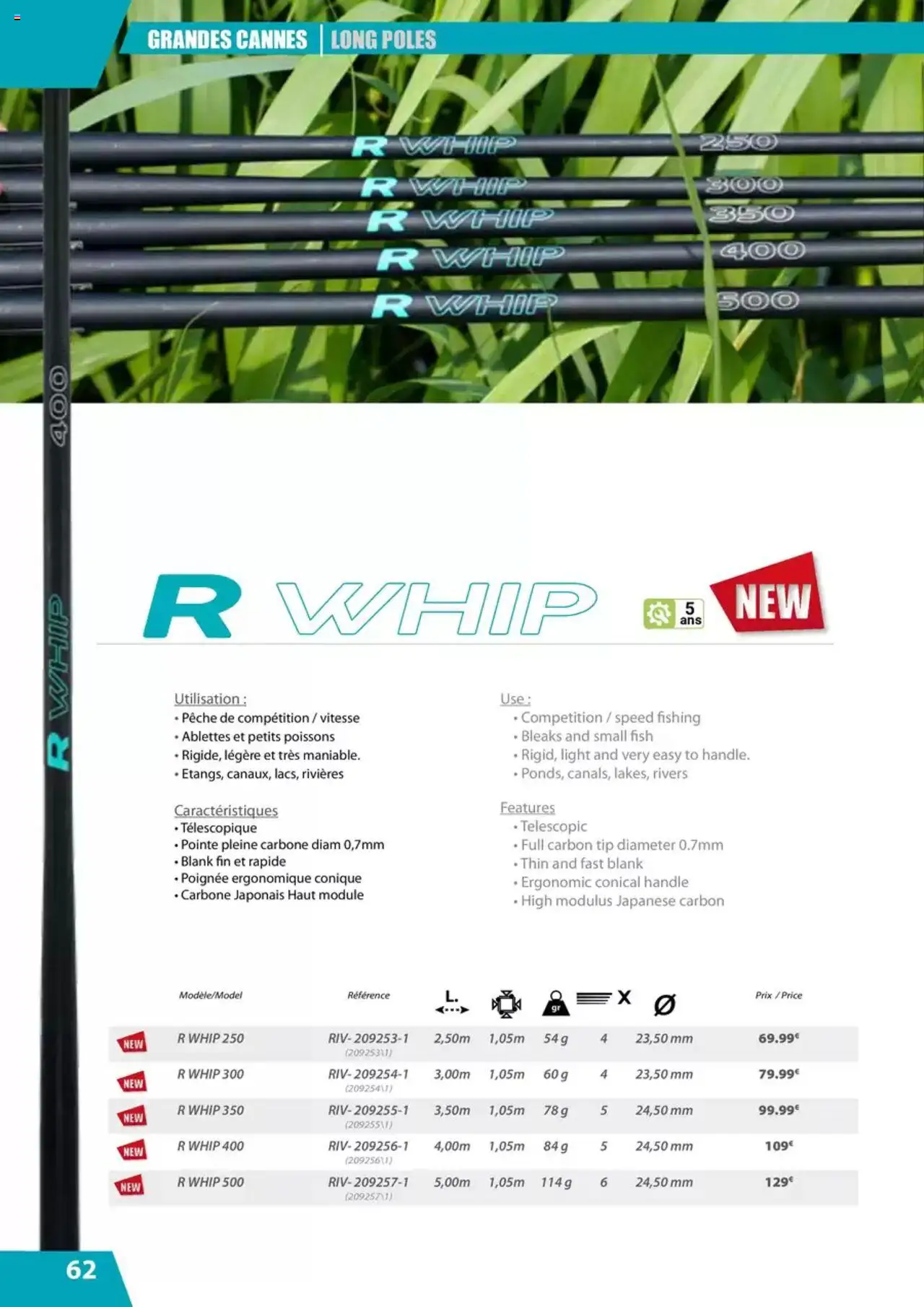 {H1} | Page: 62 | Produits: Pêche