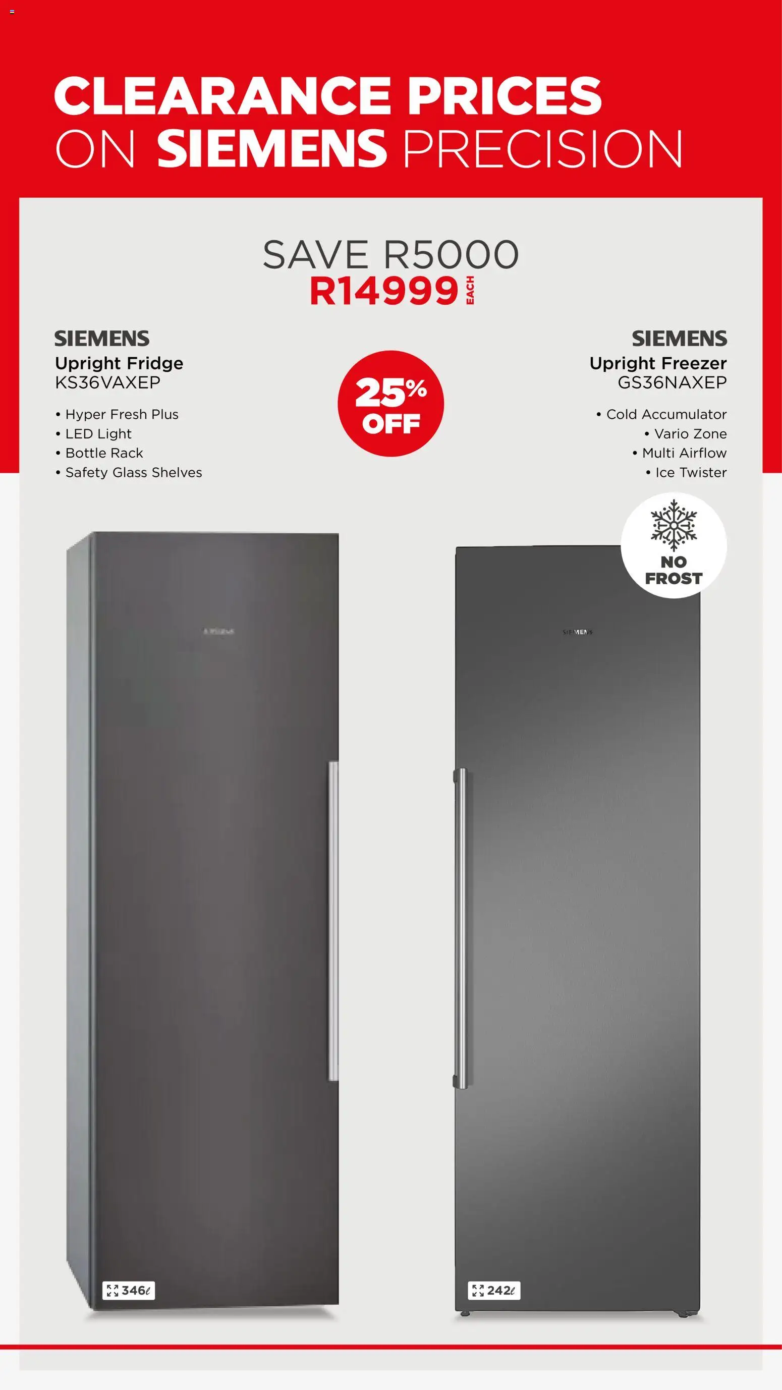 New House and Home catalogue – valid from 07.04.2026 | Page: 10 | Products: Freezer, Fridge, Light