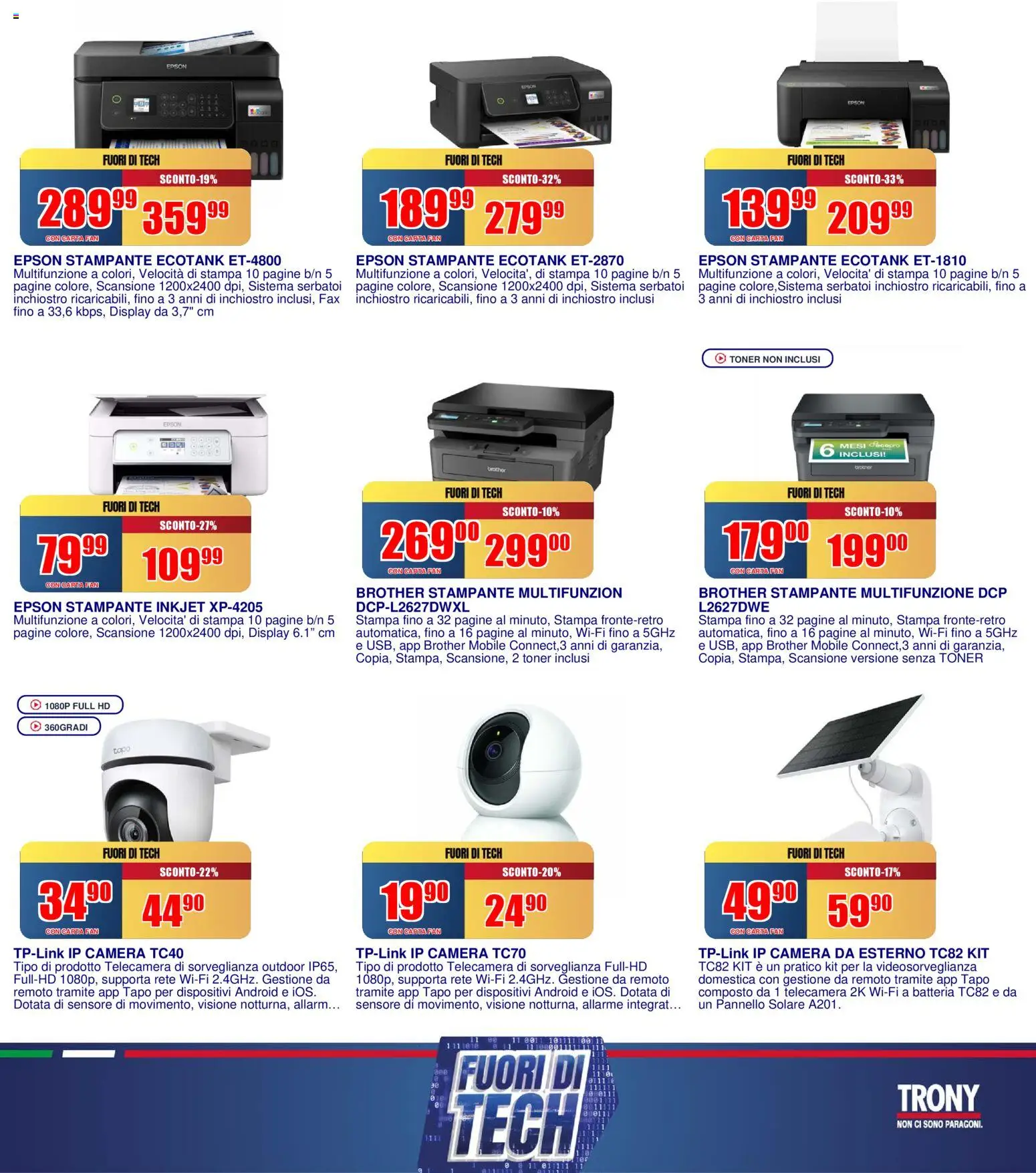 Volantino Trony del 19.02.2026 | Pagina: 16 | Prodotti: Mobile, Toner, Stampa, Batteria