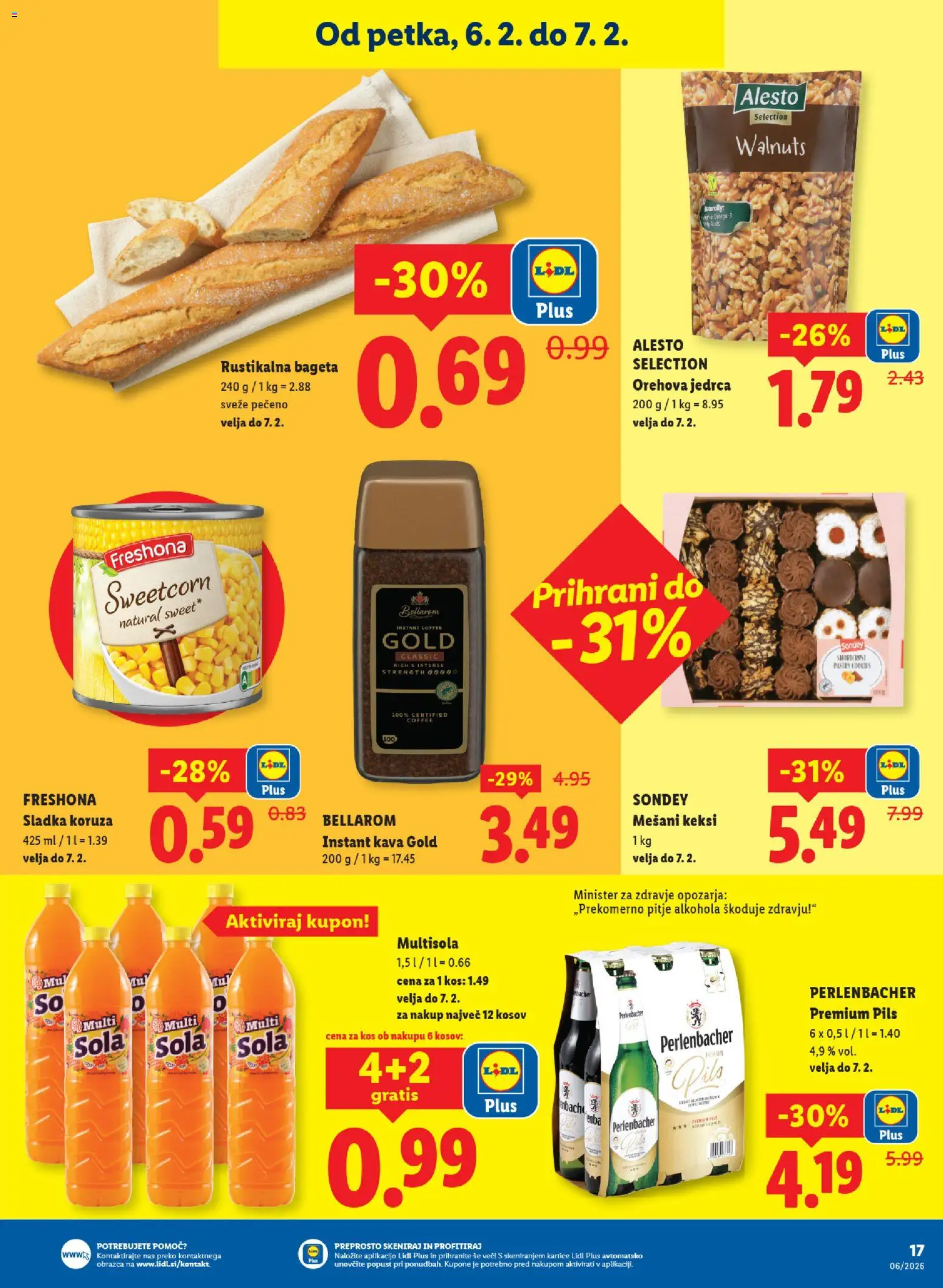Novi Lidl katalog ponudbe – veljaven od 05.02.2026 | Stran: 29 | Izdelki: Koruza, Instant kava, Kos, Kava