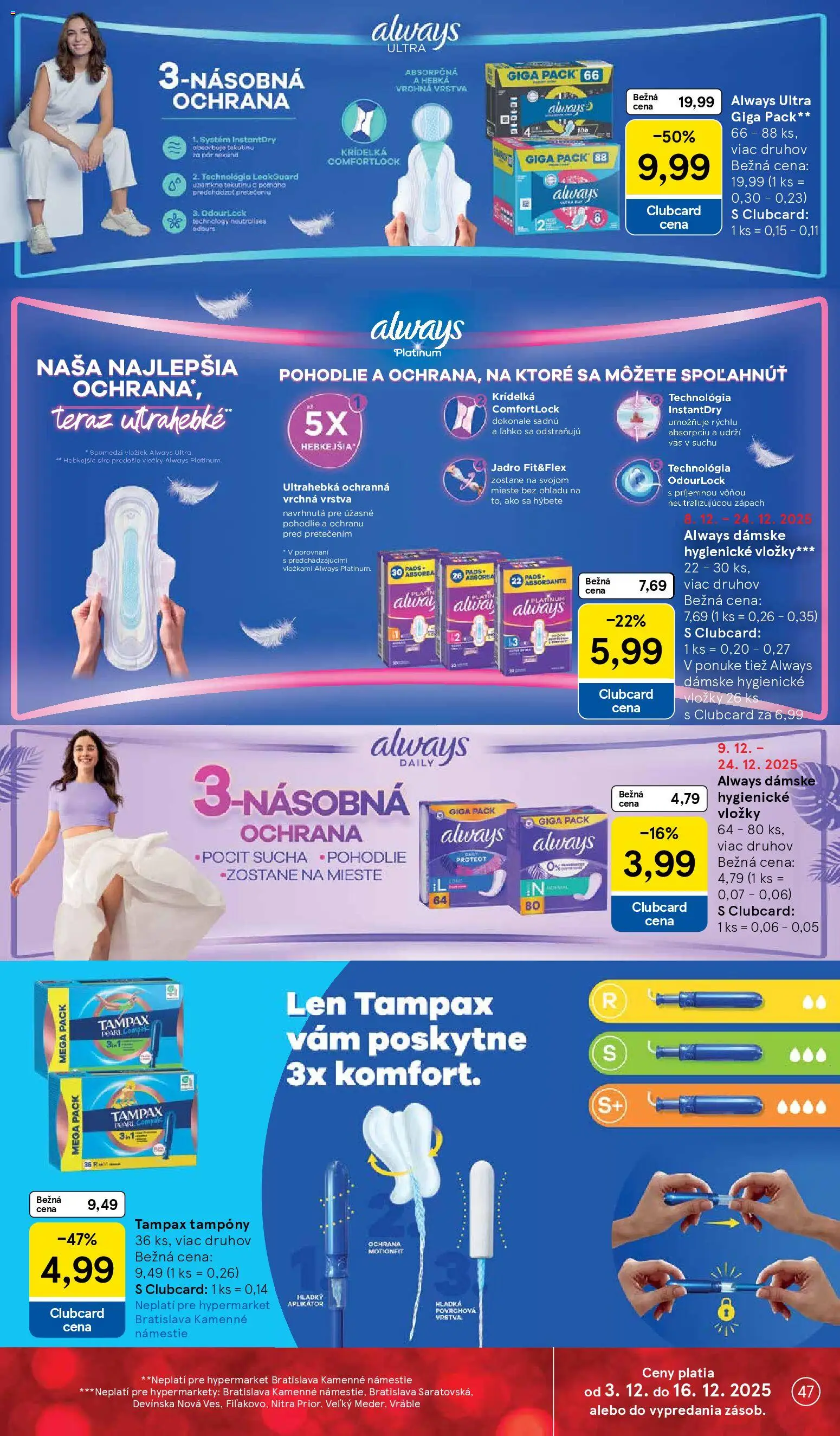 Nové Tesco akcie – leták je platný od 08.12.2025 | Strana: 47