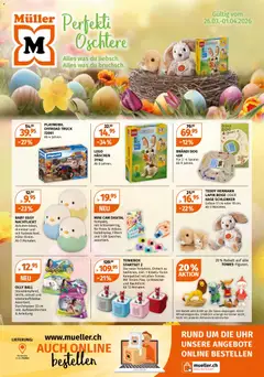 Müller aktionen Spielwaren für Gross und Klein ab 26.03.2026 gültig