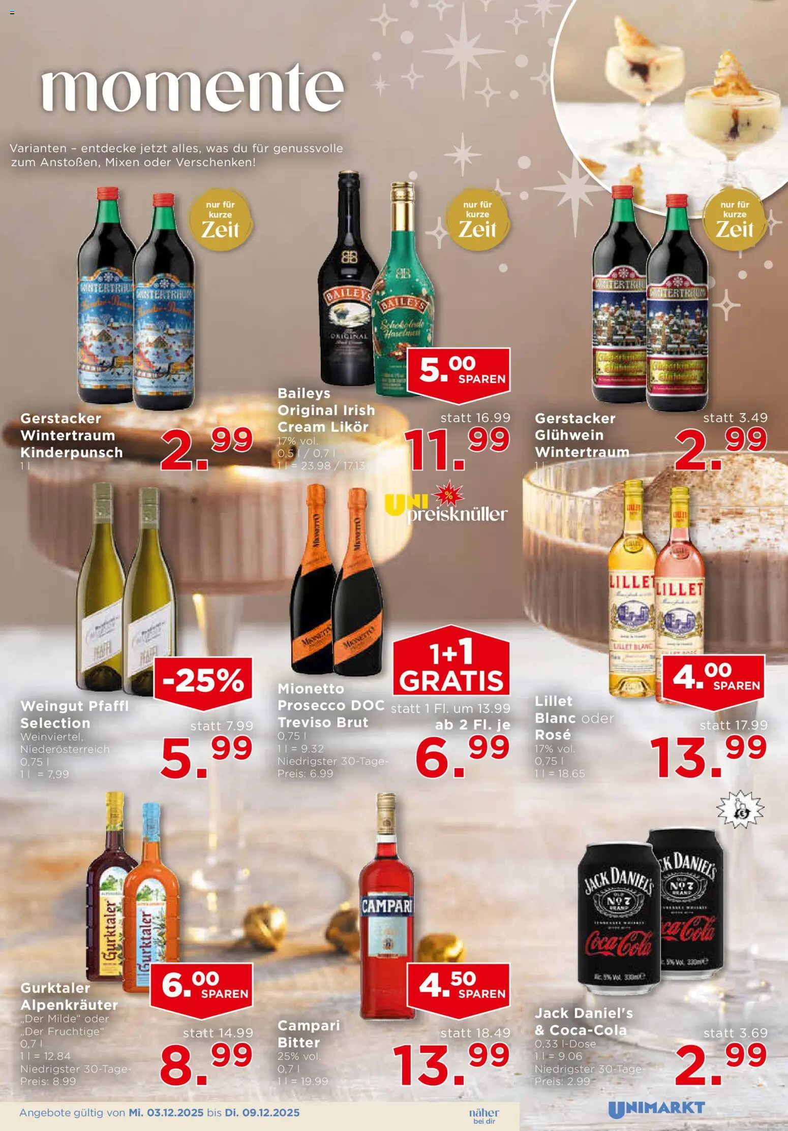 Unimarkt Flugblatt gültig ab 03.12.2025 | Seite: 11