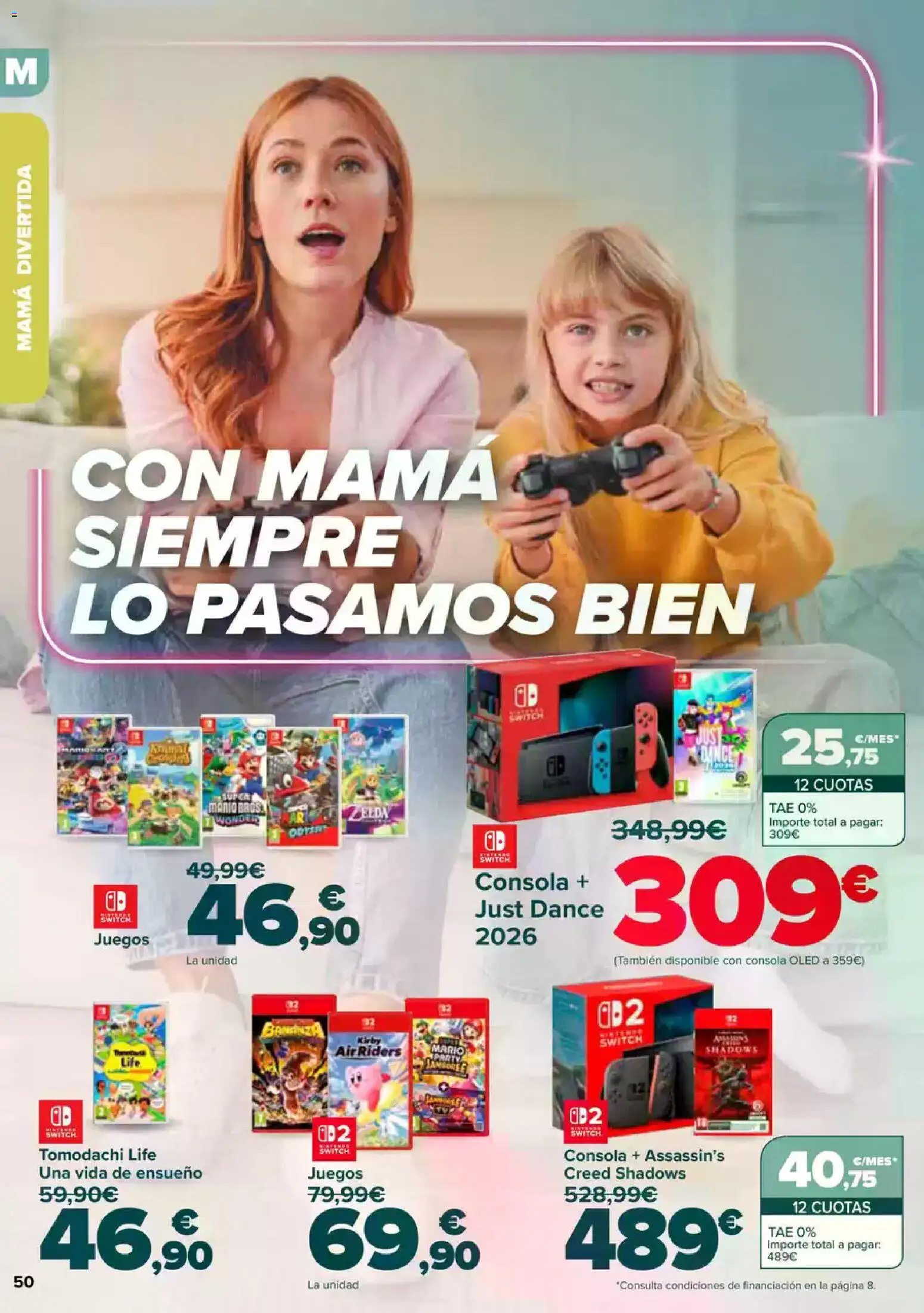 Carrefour Dia de la Madre │ válido desde el 23.04.2026 | Página: 50 | Productos: Consola