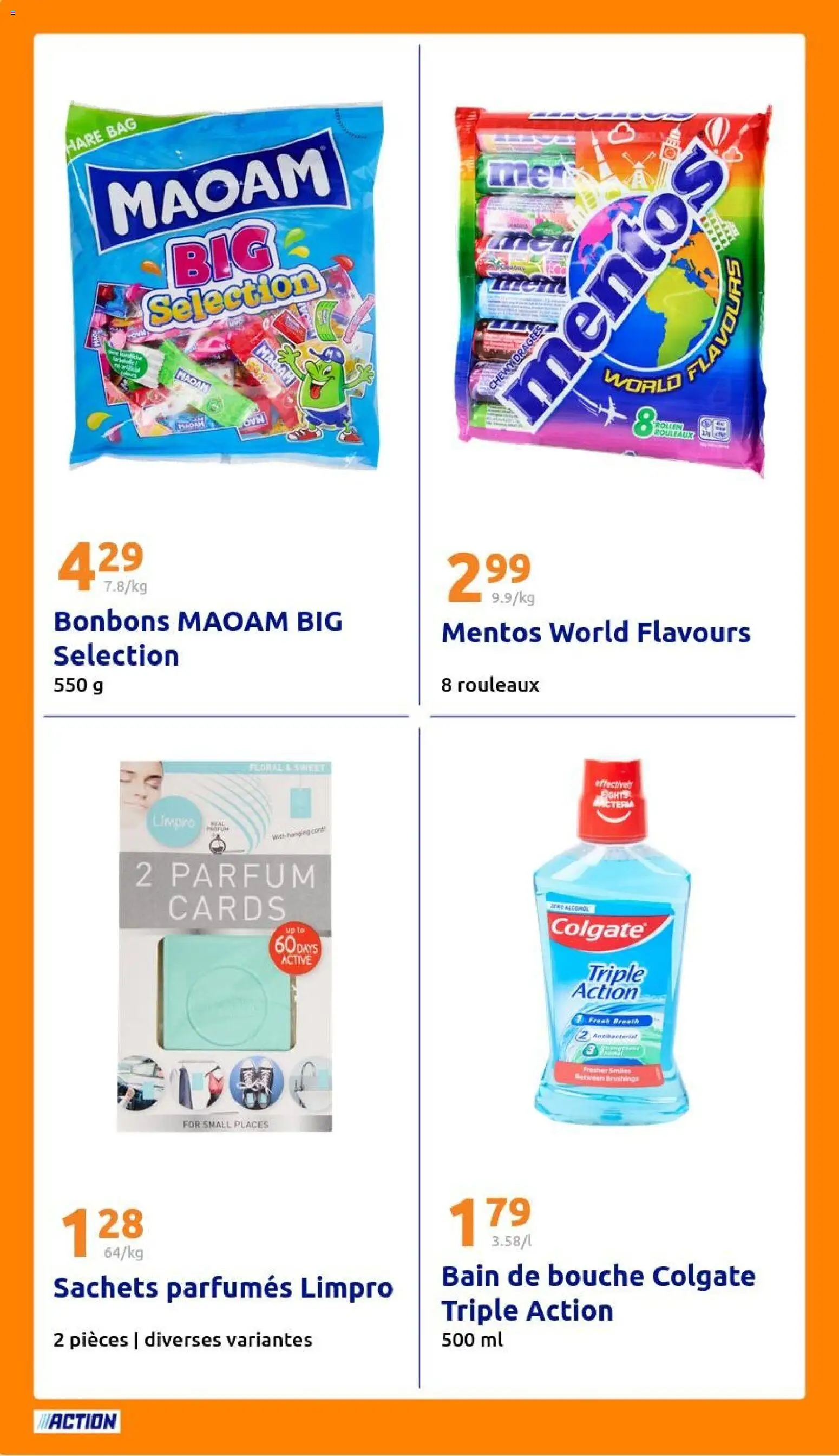 {H1} | Page: 18 | Produits: Parfum, Bain de bouche, Bonbons