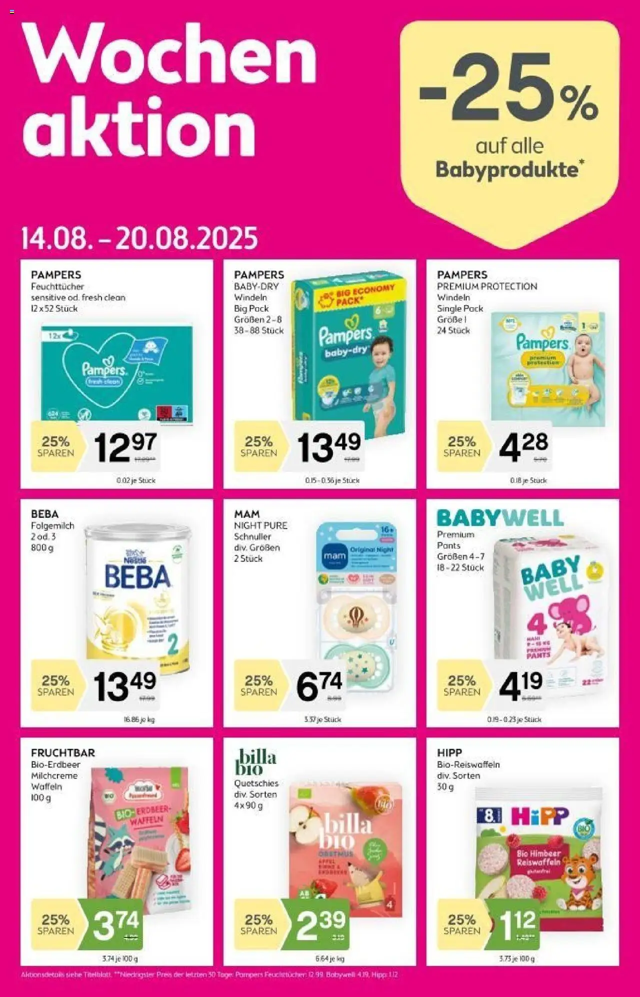 Bipa Flugblatt gültig ab 14.08.2025 | Seite: 8 | Produkte: Rum, Pampers