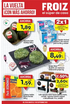 Vista previa Froiz folleto válido desde el 28.08.2025