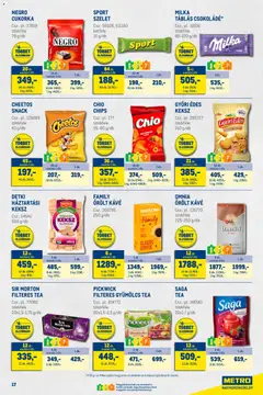 Metro - Nagy Ajánlatok Kiskereskedőknek - amely érvényes a következő dátumtól: 02.01.2026 | Oldal: 17 | Termékek: Gyümölcs, Cheetos, Csokoládé, Őrölt kávé