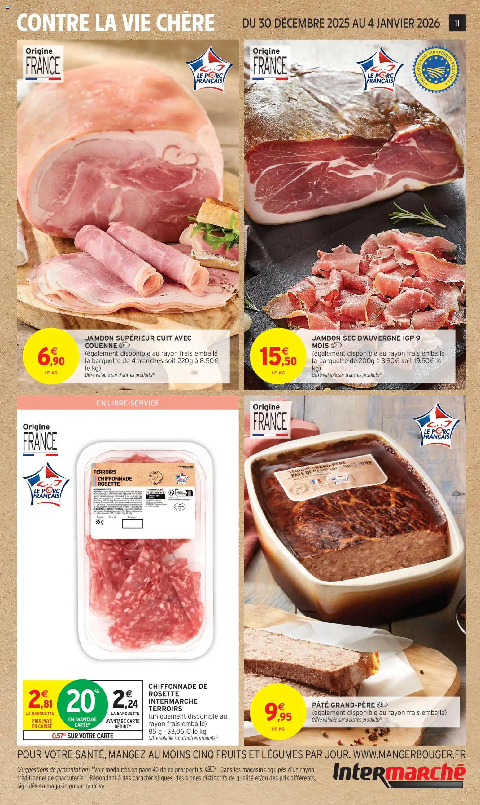 {H1} | Page: 11 | Produits: Poids, Jambon, Porc