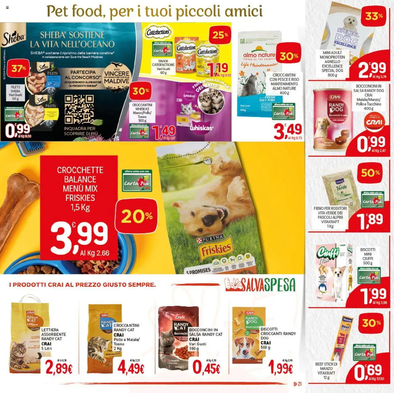 Volantino CRAI del 07.08.2025 | Pagina: 21 | Prodotti: Pollo, Pesce, Manzo, Biscotti