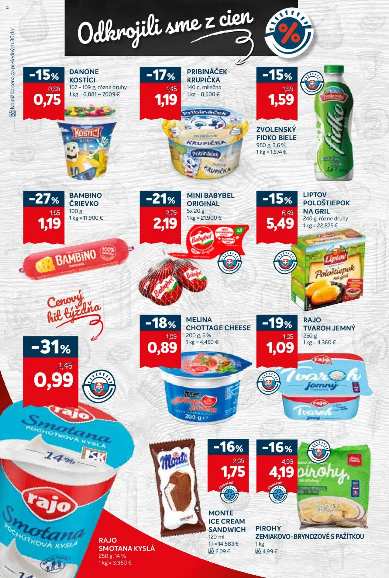 Kraj leták │ platný od 14.08.2025 | Strana: 6 | Produkty: Gril, Pirohy, Smotana