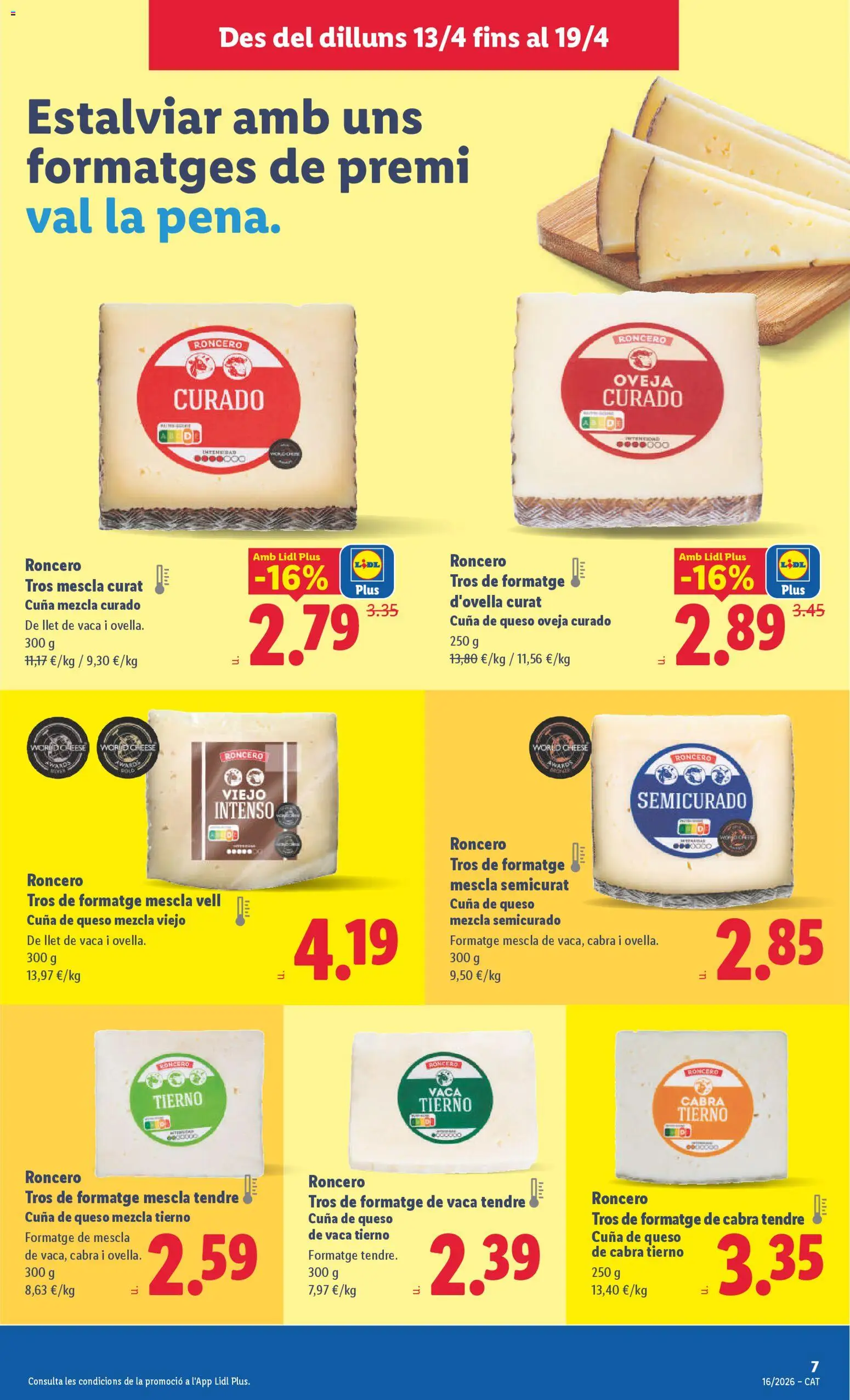 Lidl folleto │ válido desde el 13.04.2026 | Página: 11 | Productos: Queso de vaca, Queso, Cuna