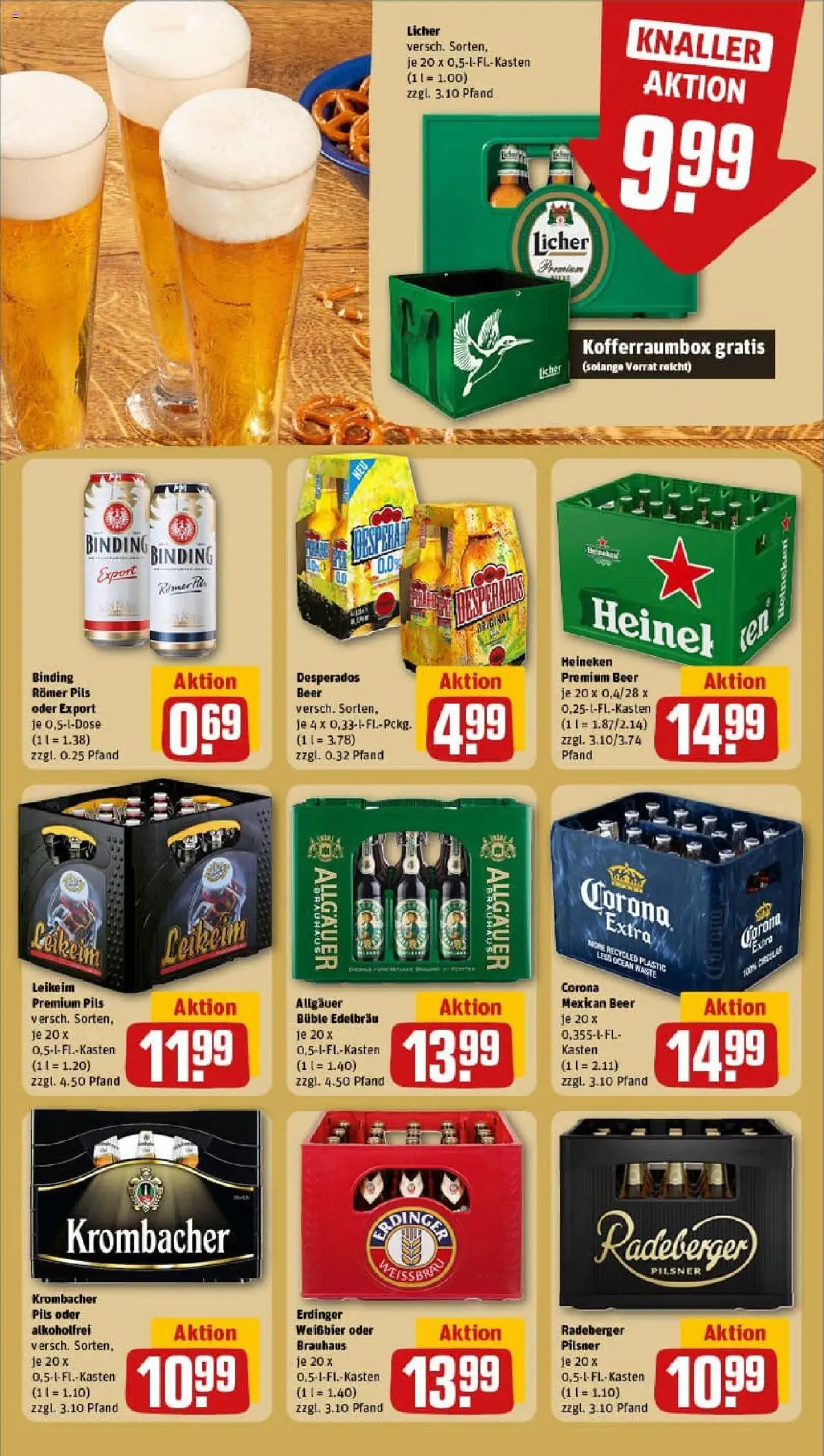 Rewe prospekt Marburg	 – gültig ab 28.09.2025 | Seite: 19 | Produkte: Weißbier, Pils, Krombacher, Radeberger pilsner