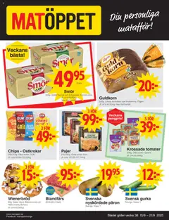 Matöppet - erbjudanden - Förhandsvisning av reklamblad från butik Matöppet aktuell från 15.09.2025