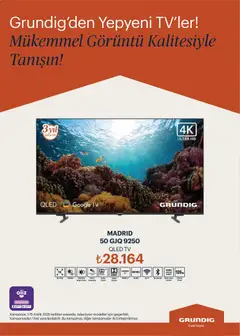 01.12.2025 tarihinden itibaren geçerli olan Arçelik kataloğu önizlemesi | Sayfa: 101 | Ürünler: TV, Televizyon