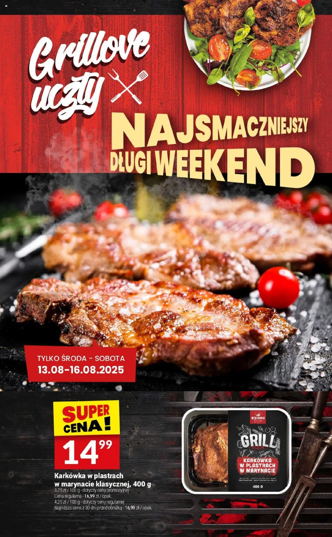 Twój Market Gazetka - Grill na weekend od 14.08.2025 | Strona: 5 | Produkty: Karkówka, Grill
