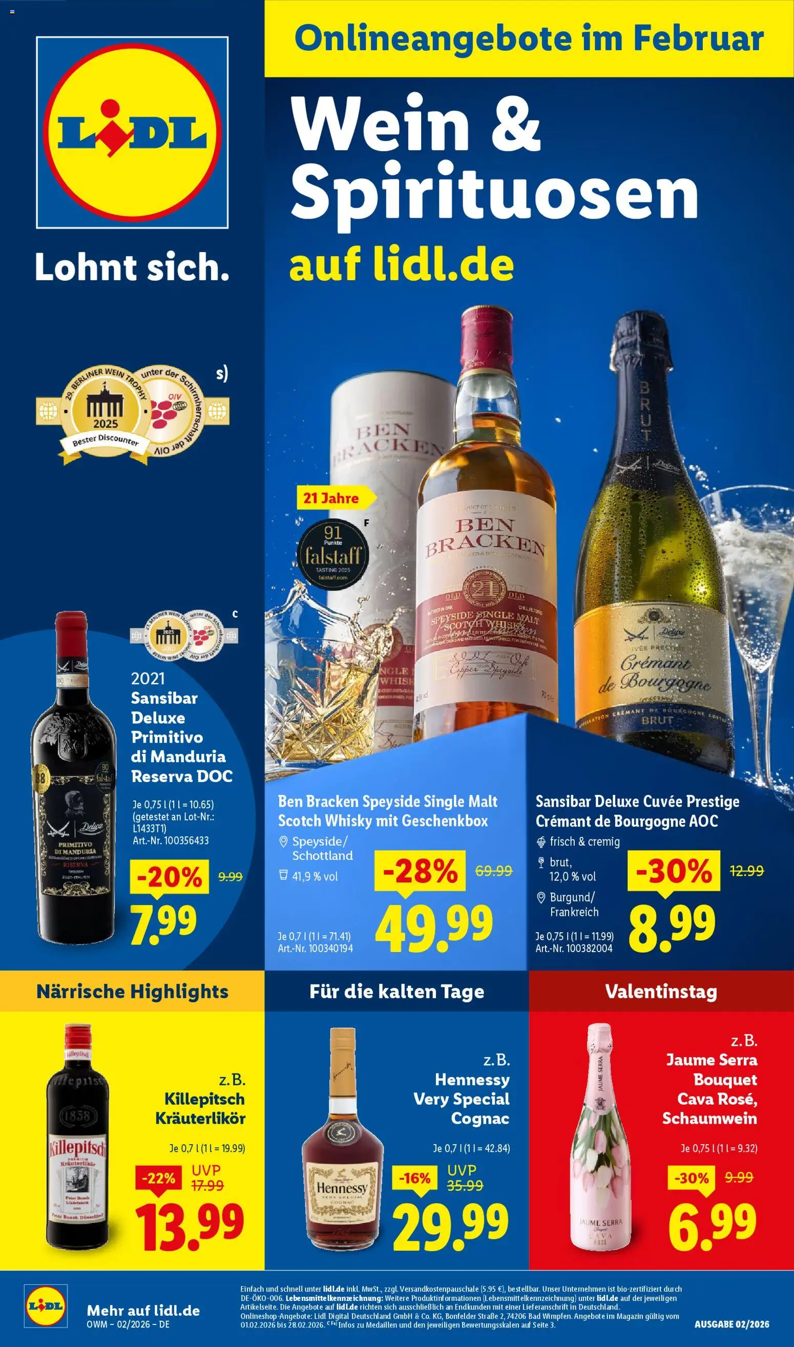 Lidl - Prospekt – gültig ab 01.02.2026 | Seite: 1