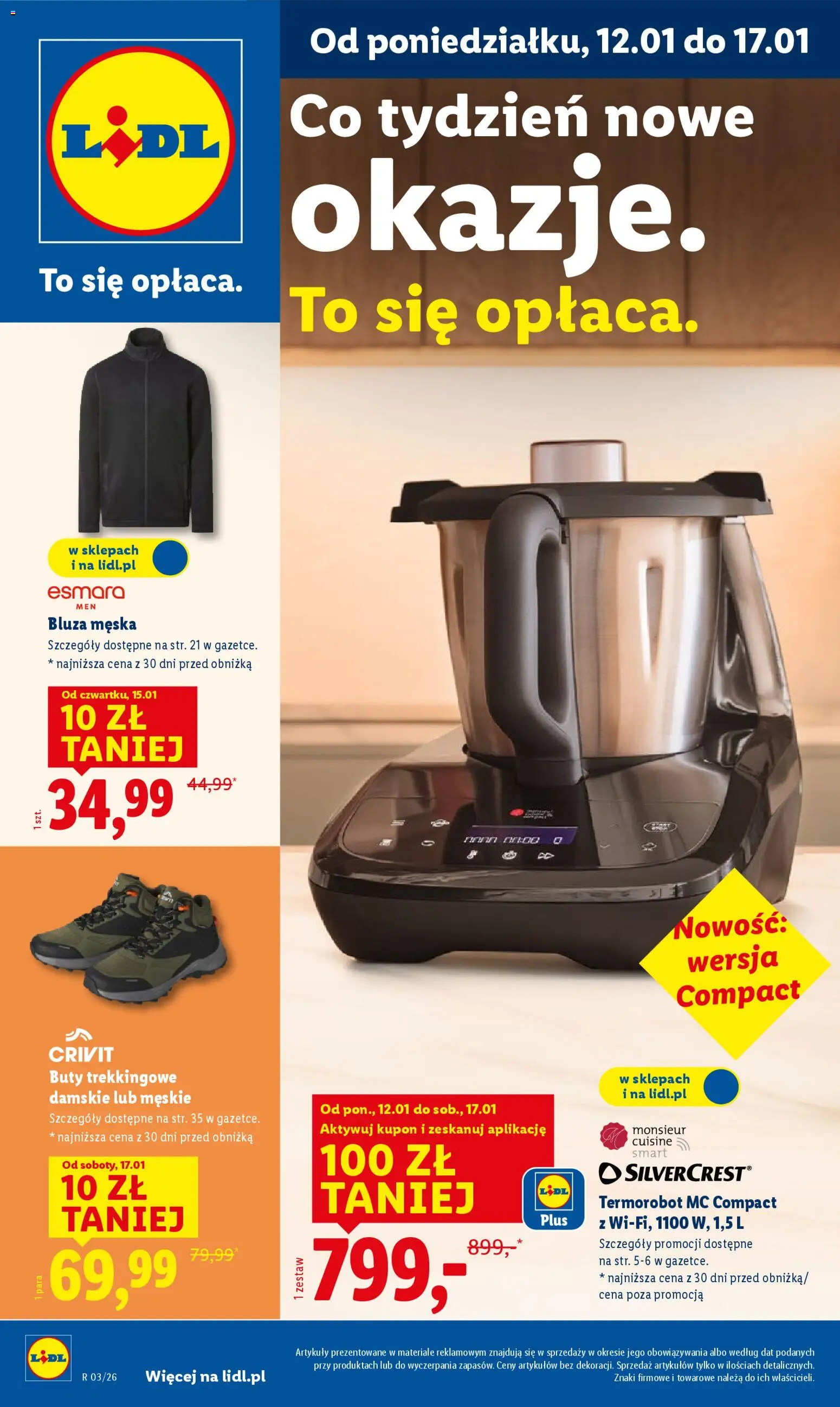 Lidl Katalog od 12.01.2026 | Strona: 1 | Produkty: Buty, Buty trekkingowe