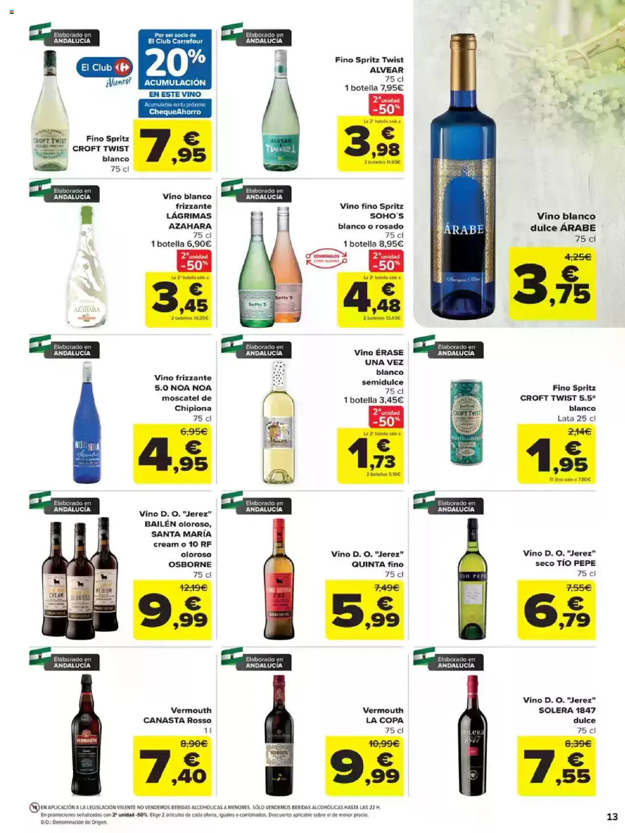 Carrefour folleto │ válido desde el 08.08.2025 | Página: 13 | Productos: Vino