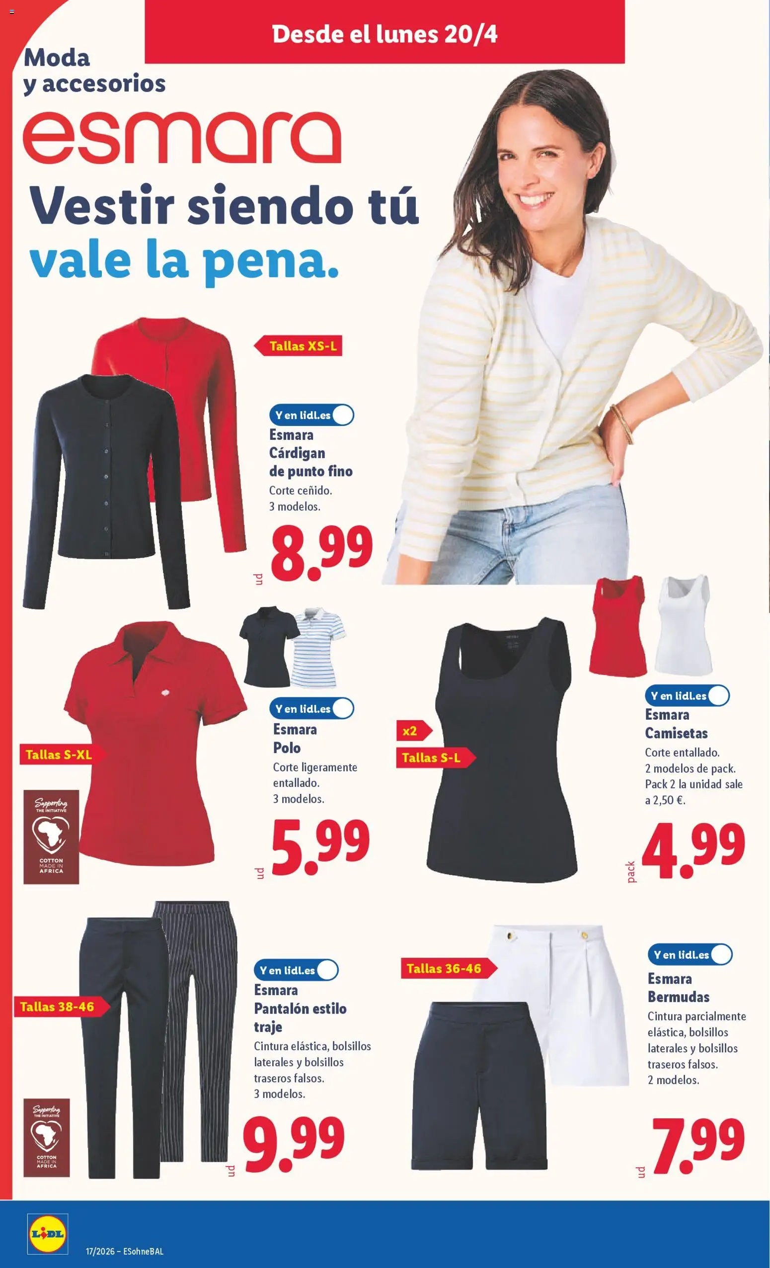 Lidl folleto de bazar │ válido desde el 20.04.2026 | Página: 10 | Productos: Bermudas, Traje