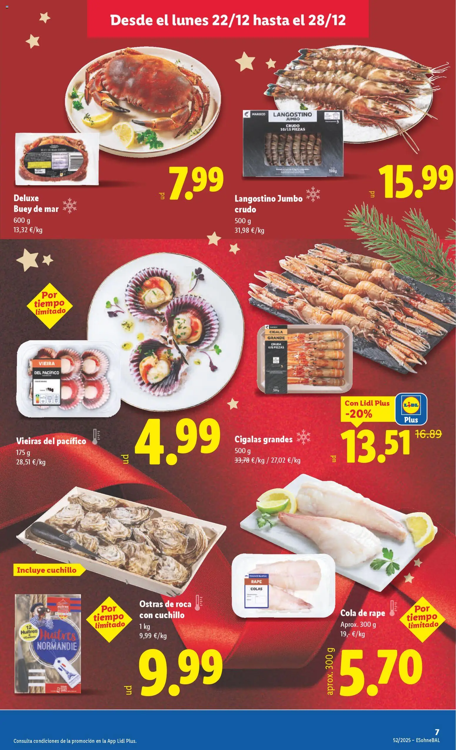 Lidl folleto │ válido desde el 22.12.2025 | Página: 15 | Productos: Langostino