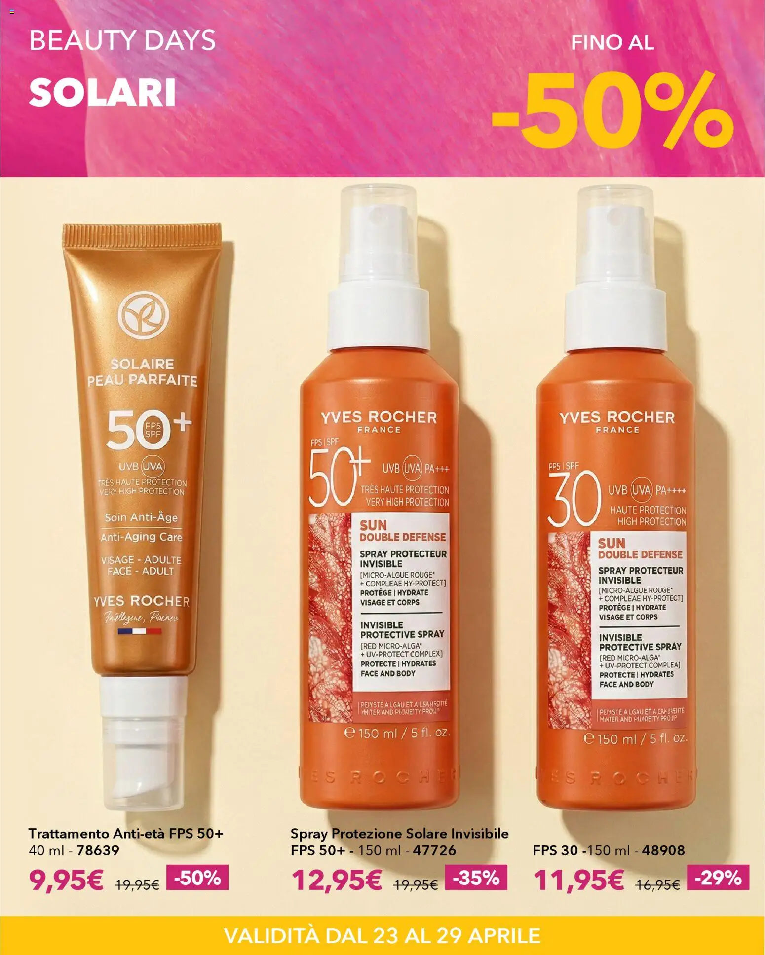 Volantino Yves Rocher del 23.04.2026 | Pagina: 7 | Prodotti: Uva