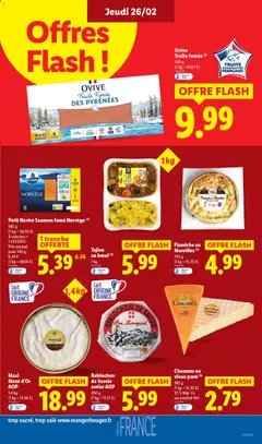 LIDL - Prévisualisation de Petit Navire Saumon fumé Norvège, 140 g 4 tranches + 1 OFFERTE valide à partir de 26.02.2026 | Page: 15