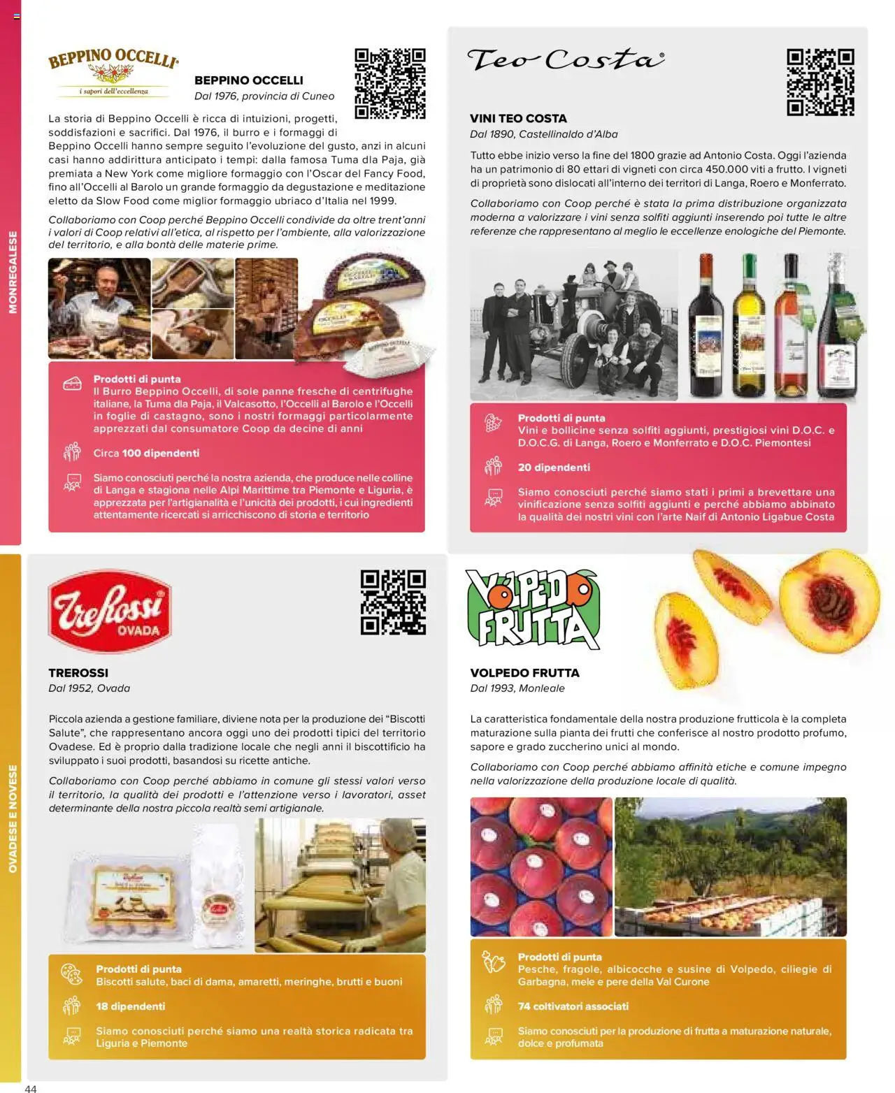 Volantino COOP del 09.10.2025 | Pagina: 44 | Prodotti: Mele, Biscotti, Frutta, Albicocche