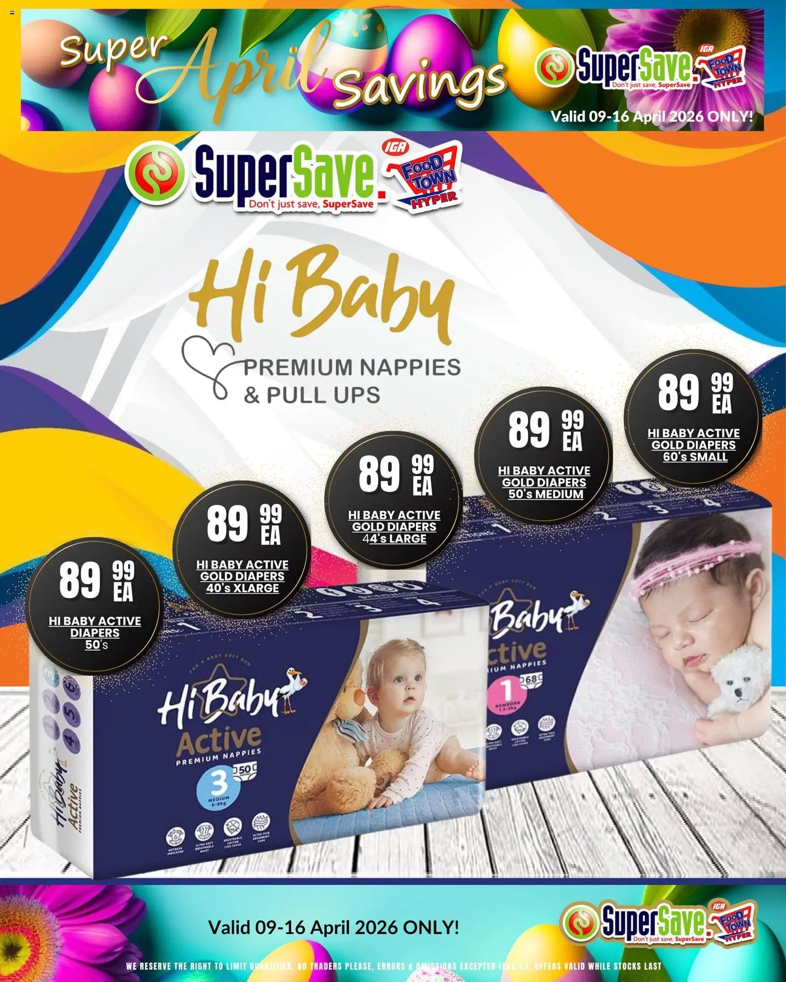 New Super Save catalogue – valid from 09.04.2026 | Page: 57 | Products: Nappies