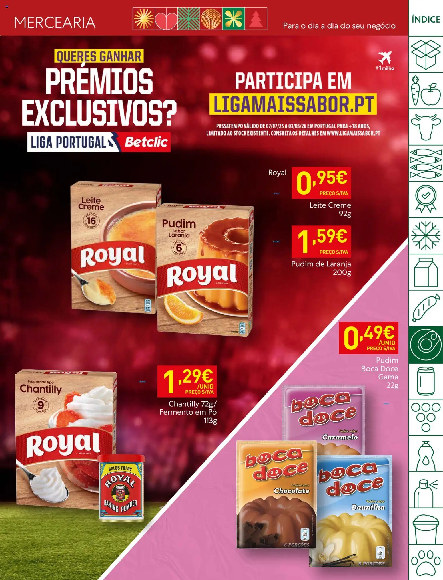 Recheio folheto │ válido de 04.11.2025 | Página: 31 | Produtos: Pó, Pudim, Chantilly, Chocolate