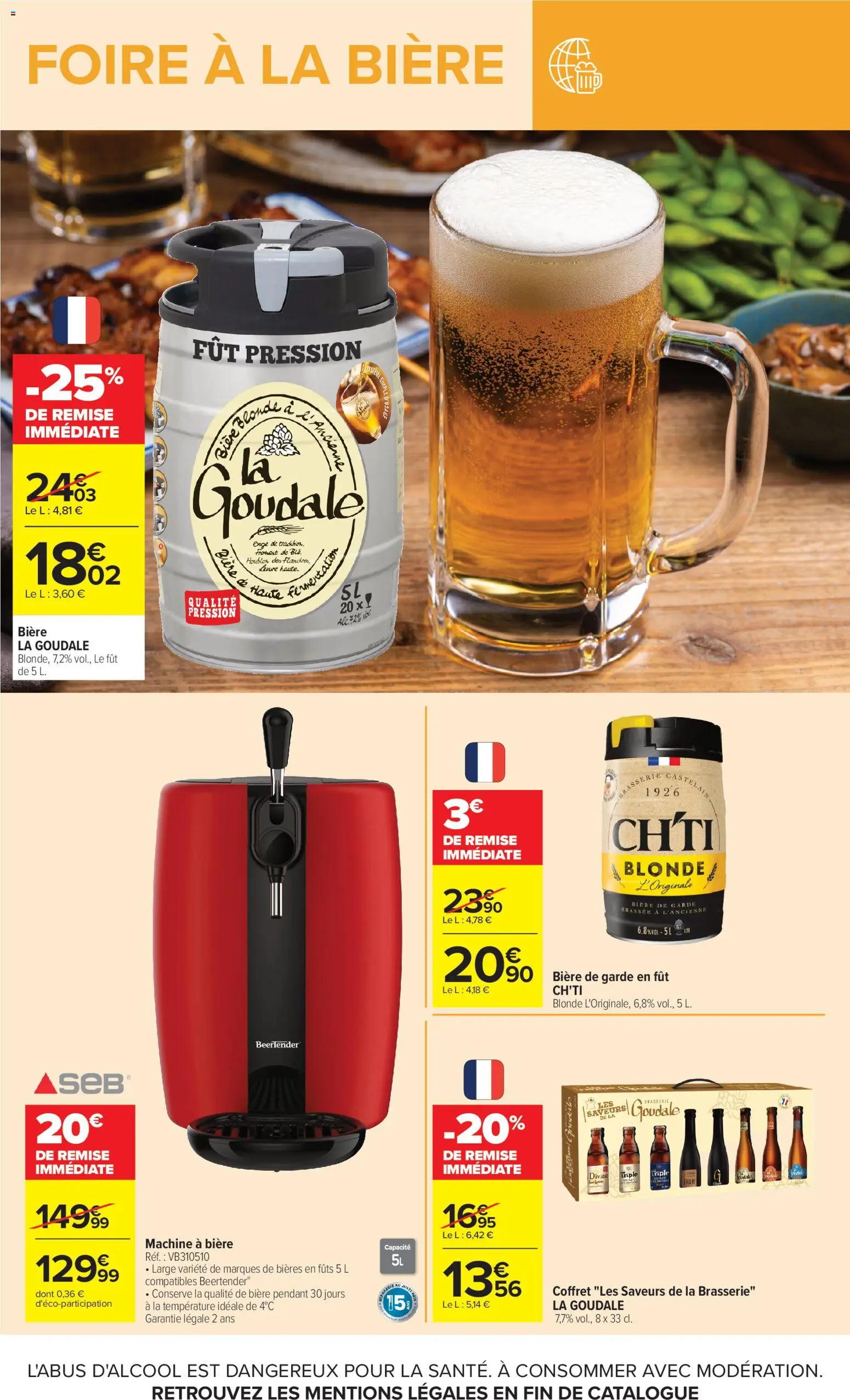 {H1} | Page: 16 | Produits: Goudale, Bière blonde, Bière