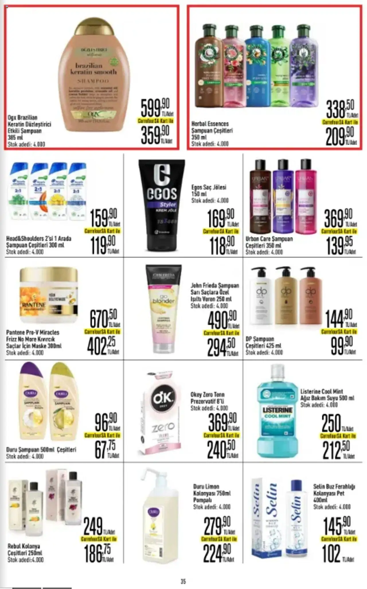 CarrefourSA Katalog - 26.09.2025 tarihinden itibaren geçerlidir | Sayfa: 35 | Ürünler: Prezervatif, Şampuan, Maske, Limon
