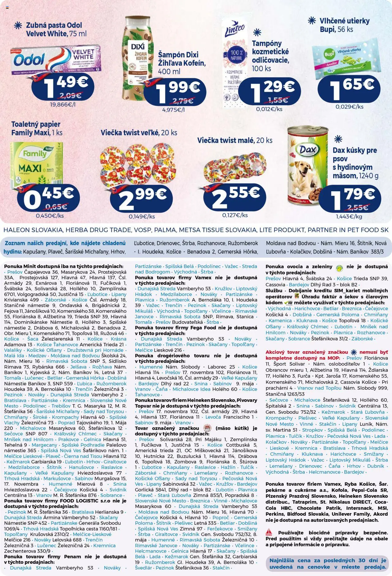 Milk Agro leták │ platný od 13.08.2025 | Strana: 15 | Produkty: Mop, Toaletný papier, Ryba, Cola