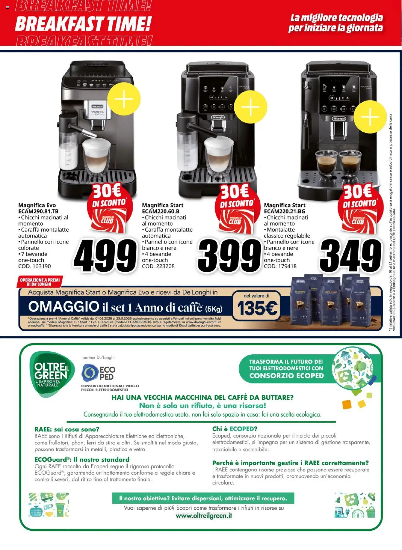 Volantino Media World del 10.09.2025 | Pagina: 2 | Prodotti: Caraffa, Caffè