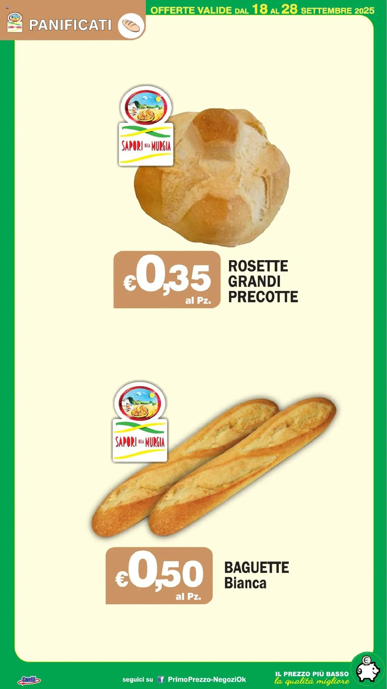 Volantino Primo Prezzo del 18.09.2025 | Pagina: 37