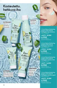 Oriflame-mainoslehti voimassa 11.03.2026 alkaen | Sivu: 98 | Tuotteet: Kasvonaamio, Kasvovoide
