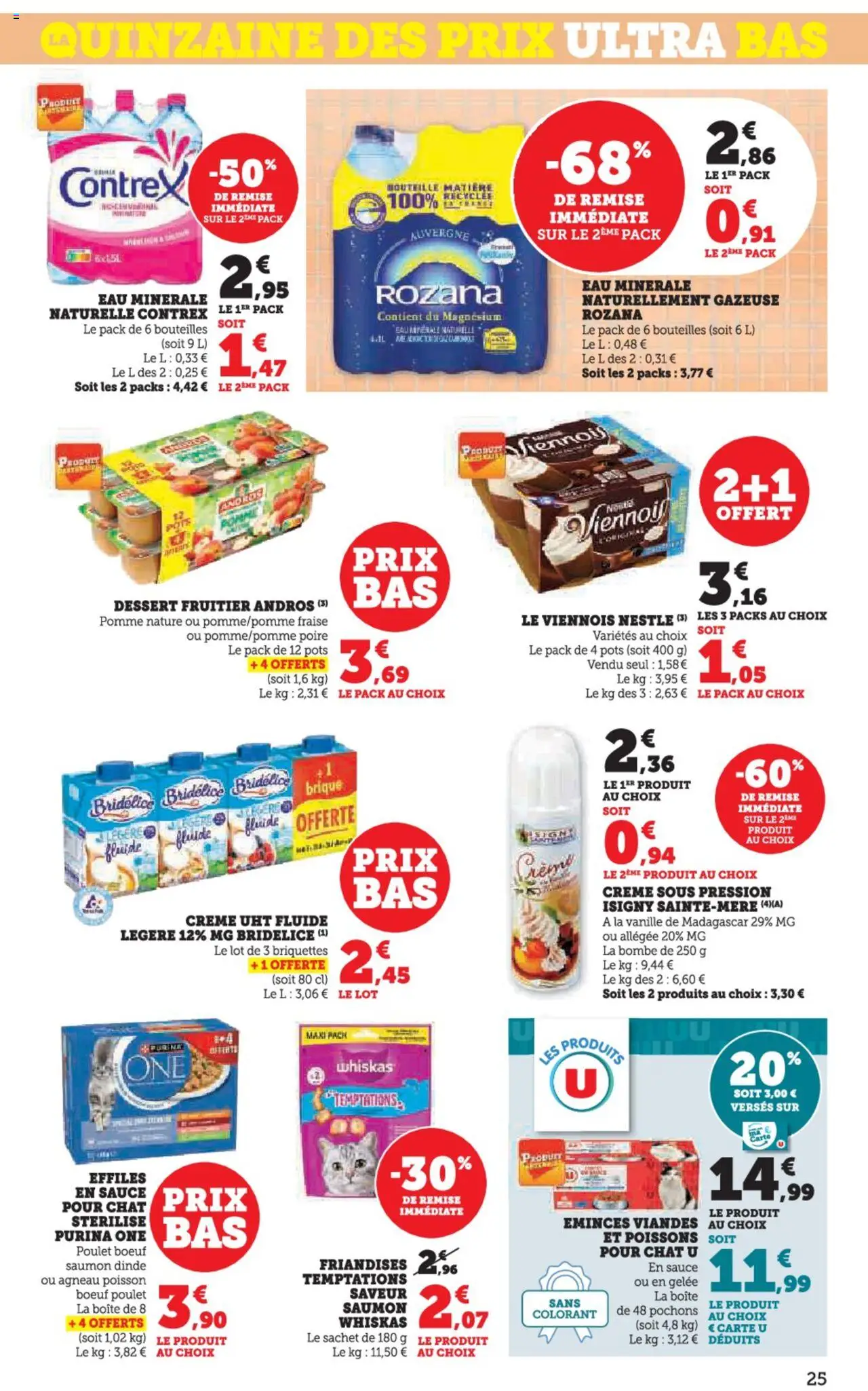  | Page: 25 | Produits: Eau minérale, Fraise, Agneau, Gelée