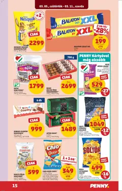 CHIO OVEN CHIPS*, 2-féle, 100 g, 1 db vásárlása esetén: 698 Ft/db, 6980 Ft/kg, 2 db vásárlása esetén: 349 Ft/db, 3490 Ft/kg - amely érvényes a következő dátumtól: 05.03.2026 | Oldal: 19