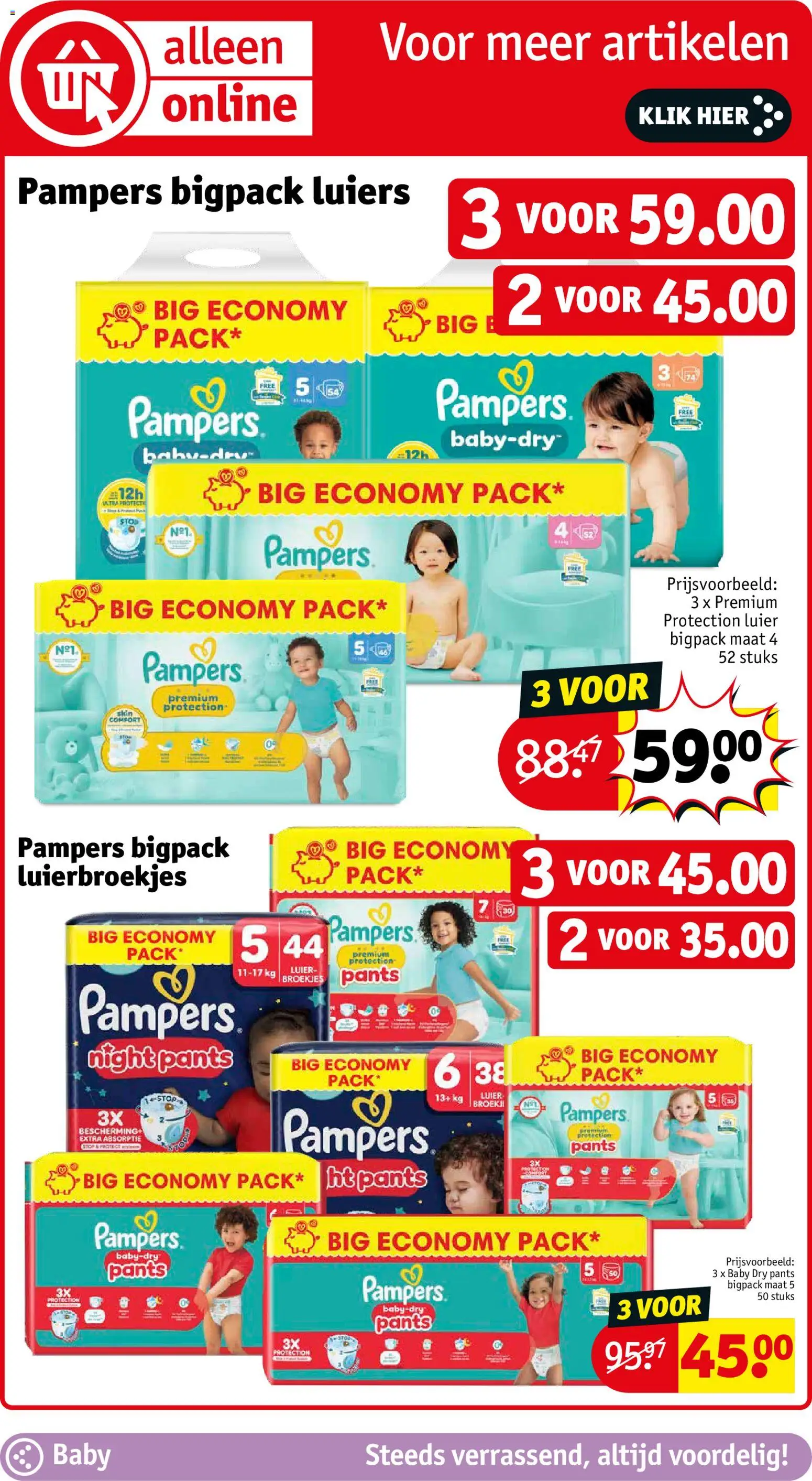 {H1} | Pagina: 44 | Producten: Pampers
