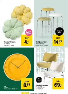 Xenos - Folder - Voorbeeld van een folder van Xenos, geldig van 09.02.2026 | Pagina: 9 | Producten: Kussen, Fauteuil, Klok