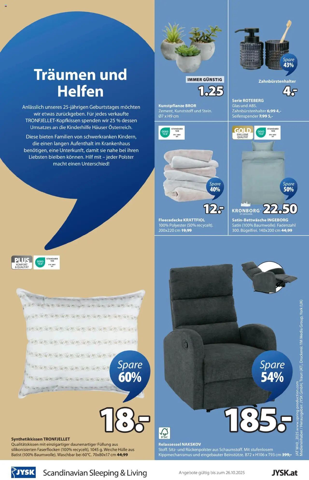 JYSK Angebote gültig ab 01.10.2025 | Seite: 16 | Produkte: Hülle