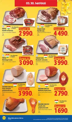 PÁPAI Kőrishegyi sonka, Változó kiszerelésben kapható - amely érvényes a következő dátumtól: 26.03.2026 | Oldal: 64