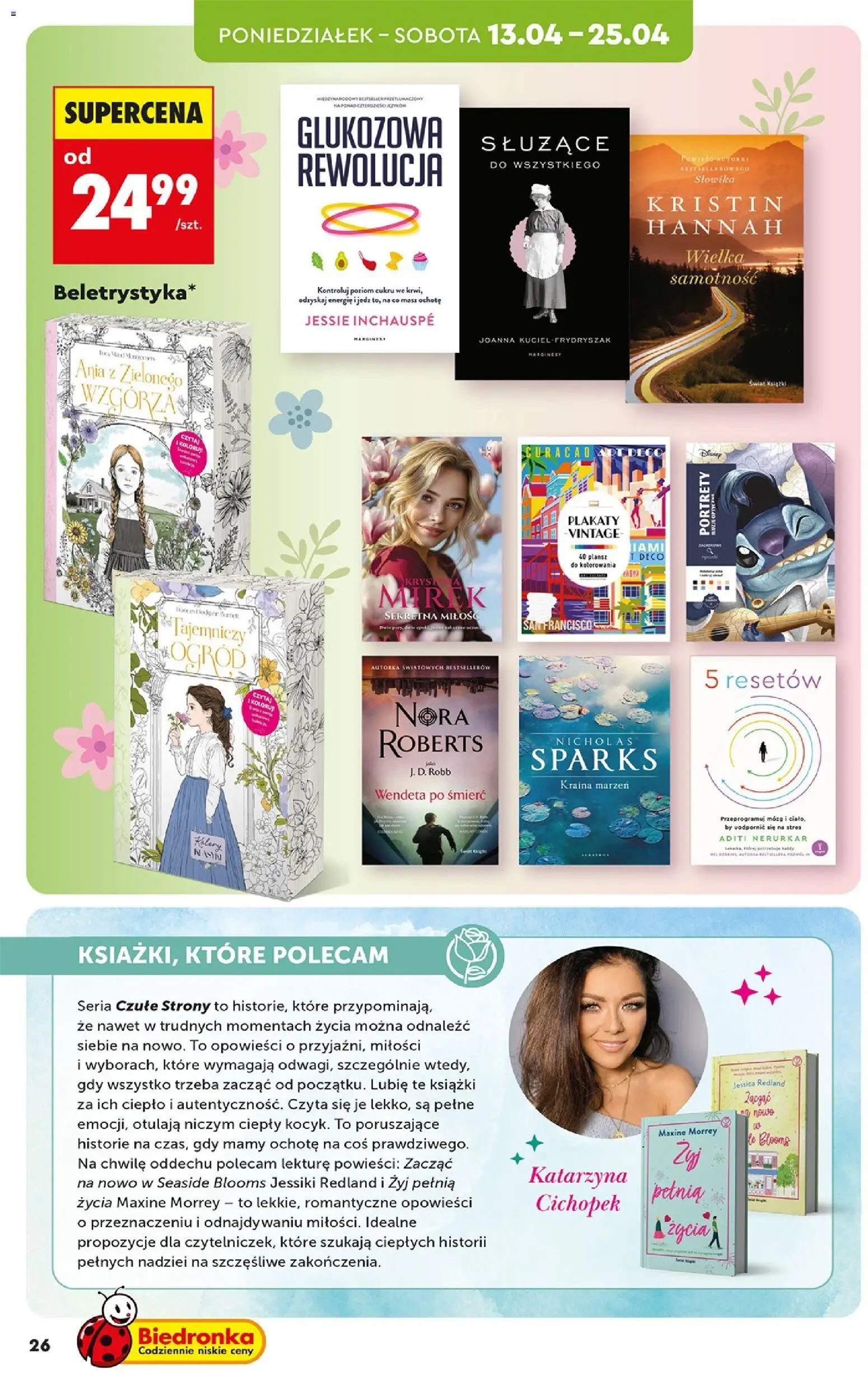 Biedronka gazetka - Hity i inspiracje od 11.04.2026 | Strona: 26 | Produkty: Książki