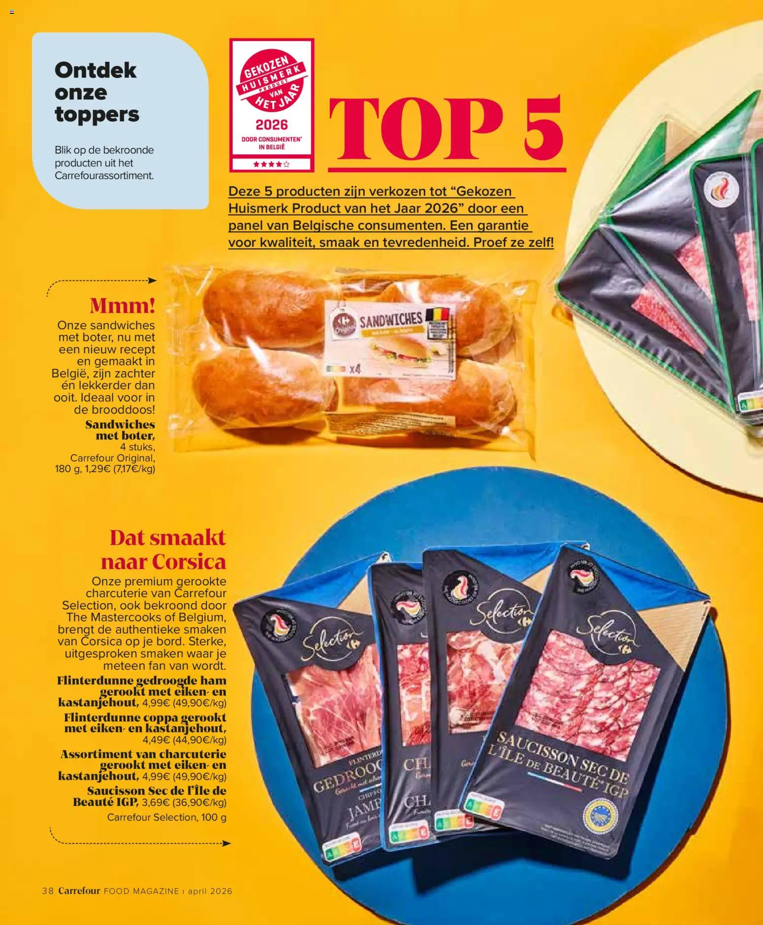 {H1} | Pagina: 38 | Producten: Ham