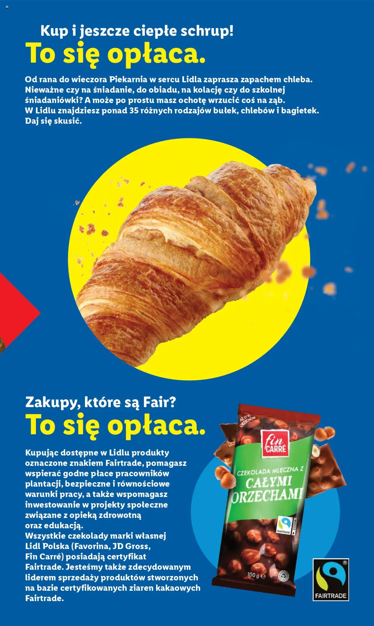 Lidl Katalog od 29.09.2025 | Strona: 3 | Produkty: Czekolady, Czekolada mleczna, Piekarnia, Czekolada