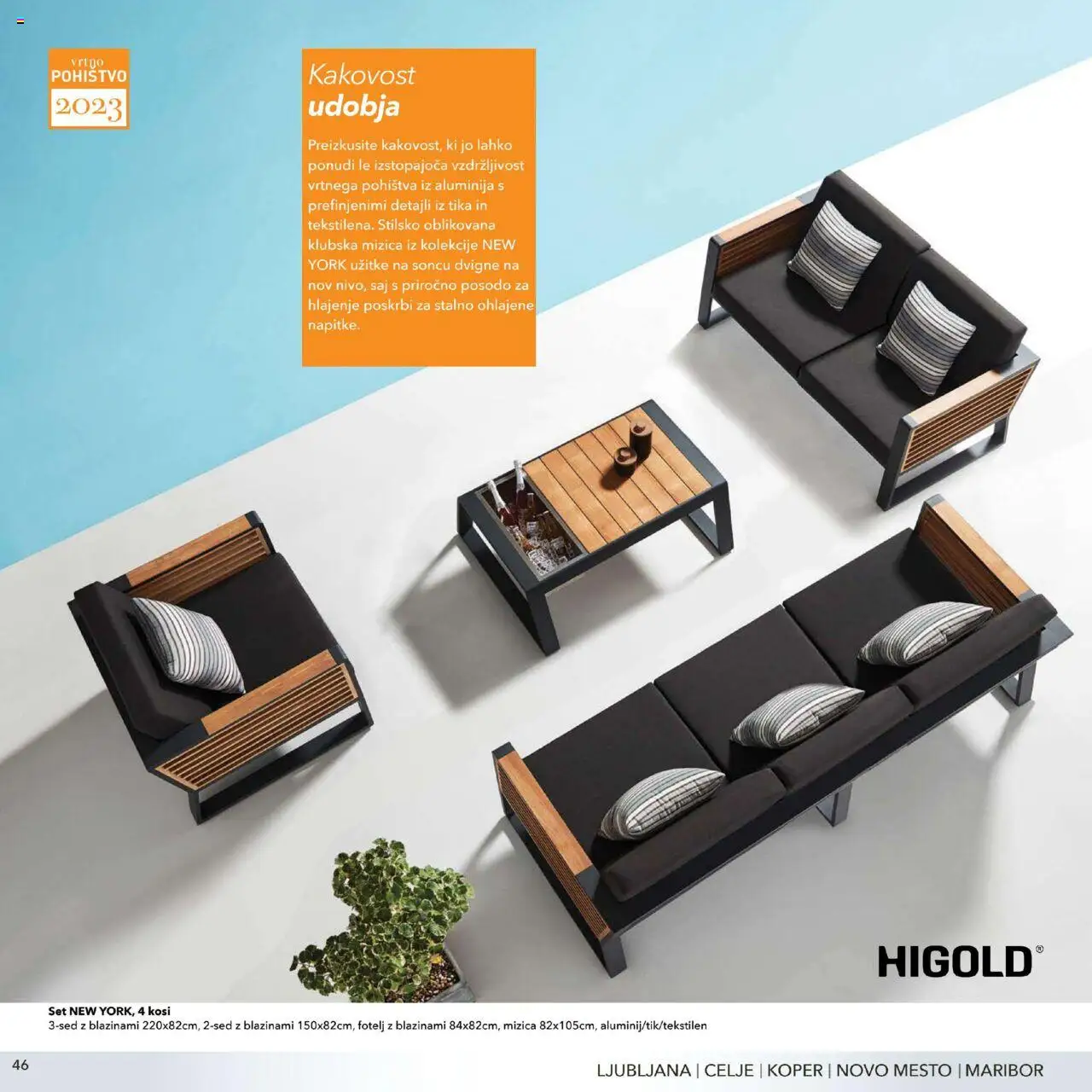Harvey Norman - Katalog - Vrtno pohištvo │ velja od 01.03.2023 | Stran: 46