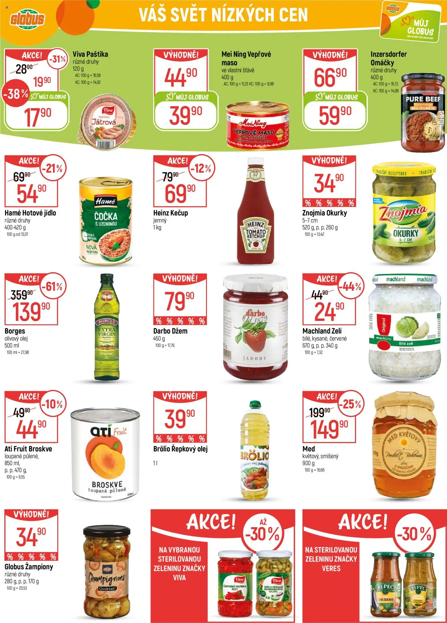 Globus leták - Olomouc od 05.11.2025 | Strana: 22 | Produkty: Čočka, Globus, Maso, Paštika