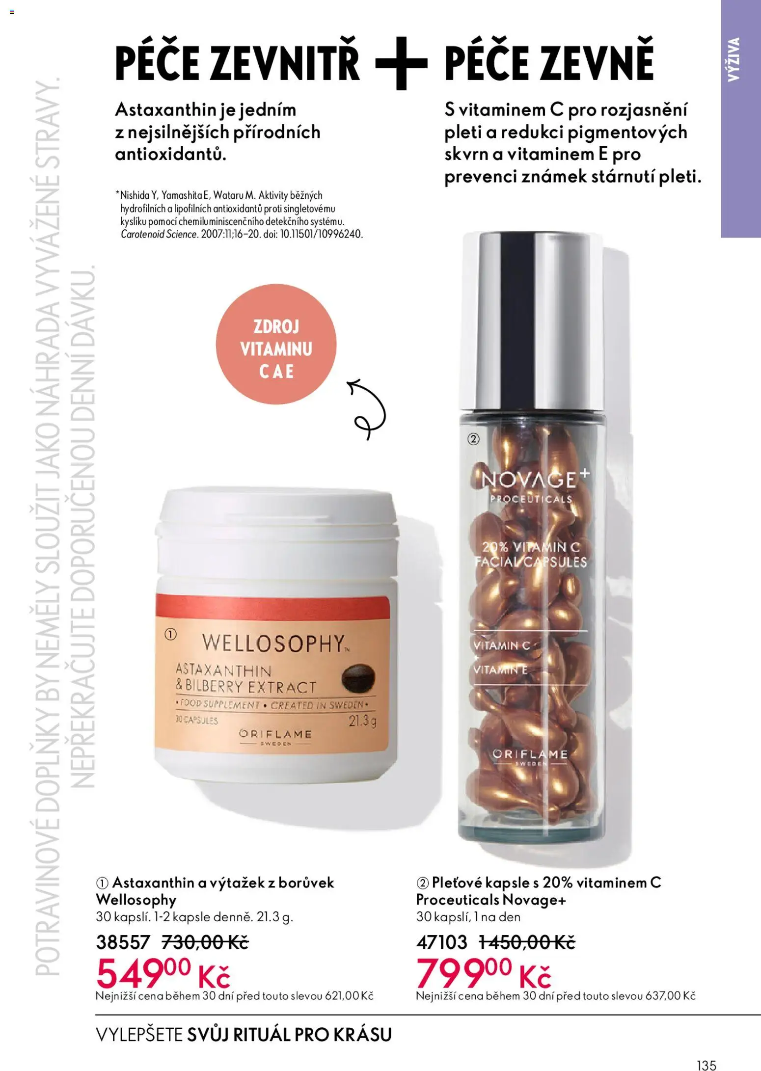 Oriflame katalog č.03/2026 od 11.02.2026 | Strana: 135 | Produkty: Vitamin c, Kapsle