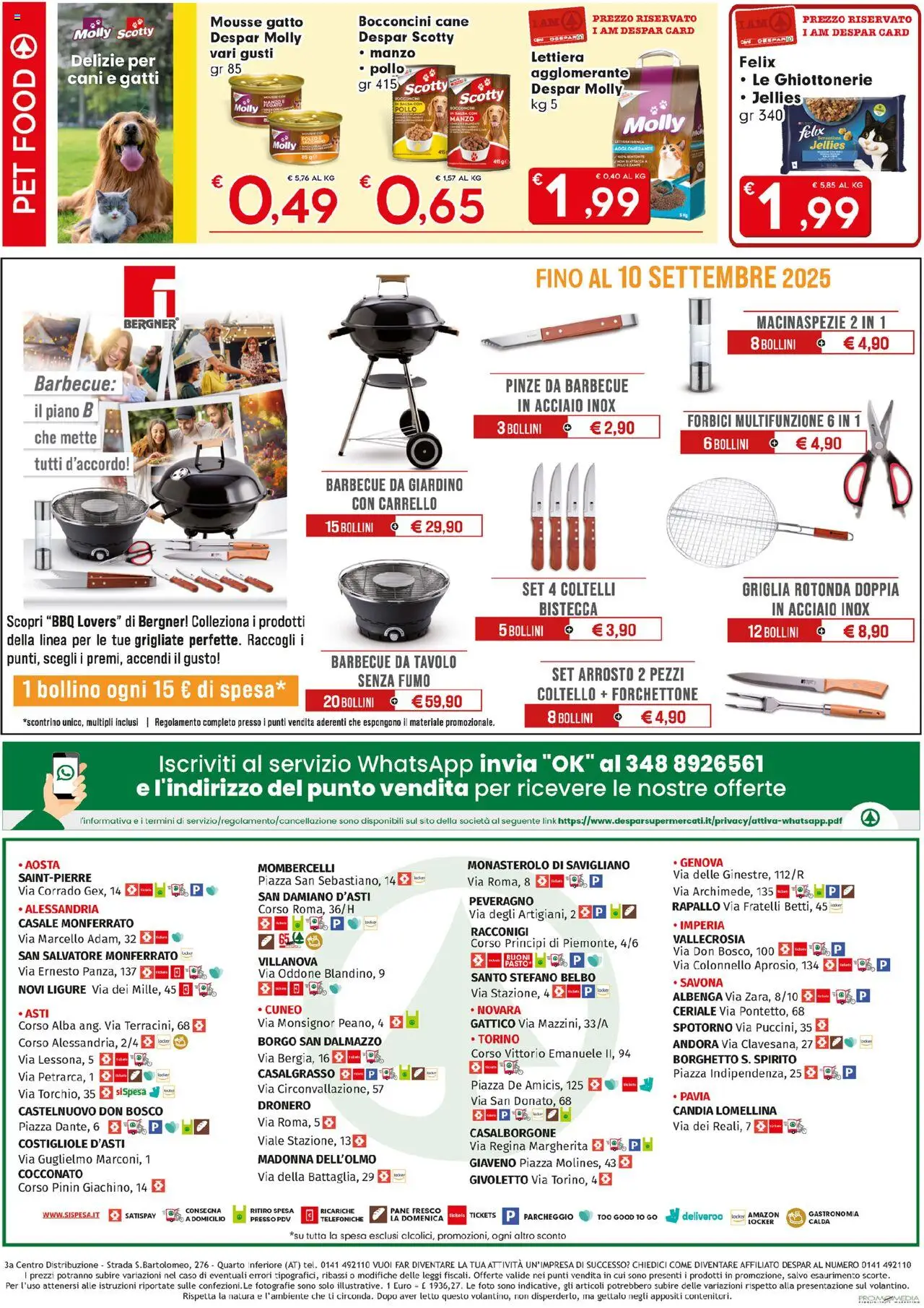 Volantino Despar del 14.08.2025 | Pagina: 8 | Prodotti: Arrosto, Pollo, Manzo, Tavolo